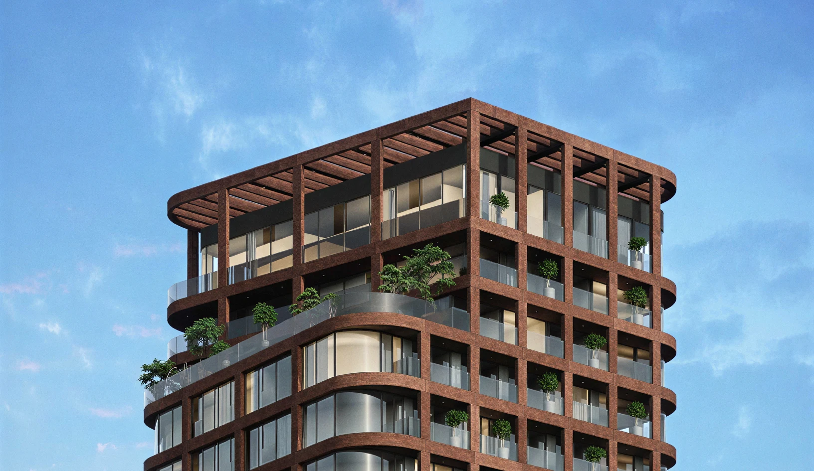 Multi Apartment Tower — closing view