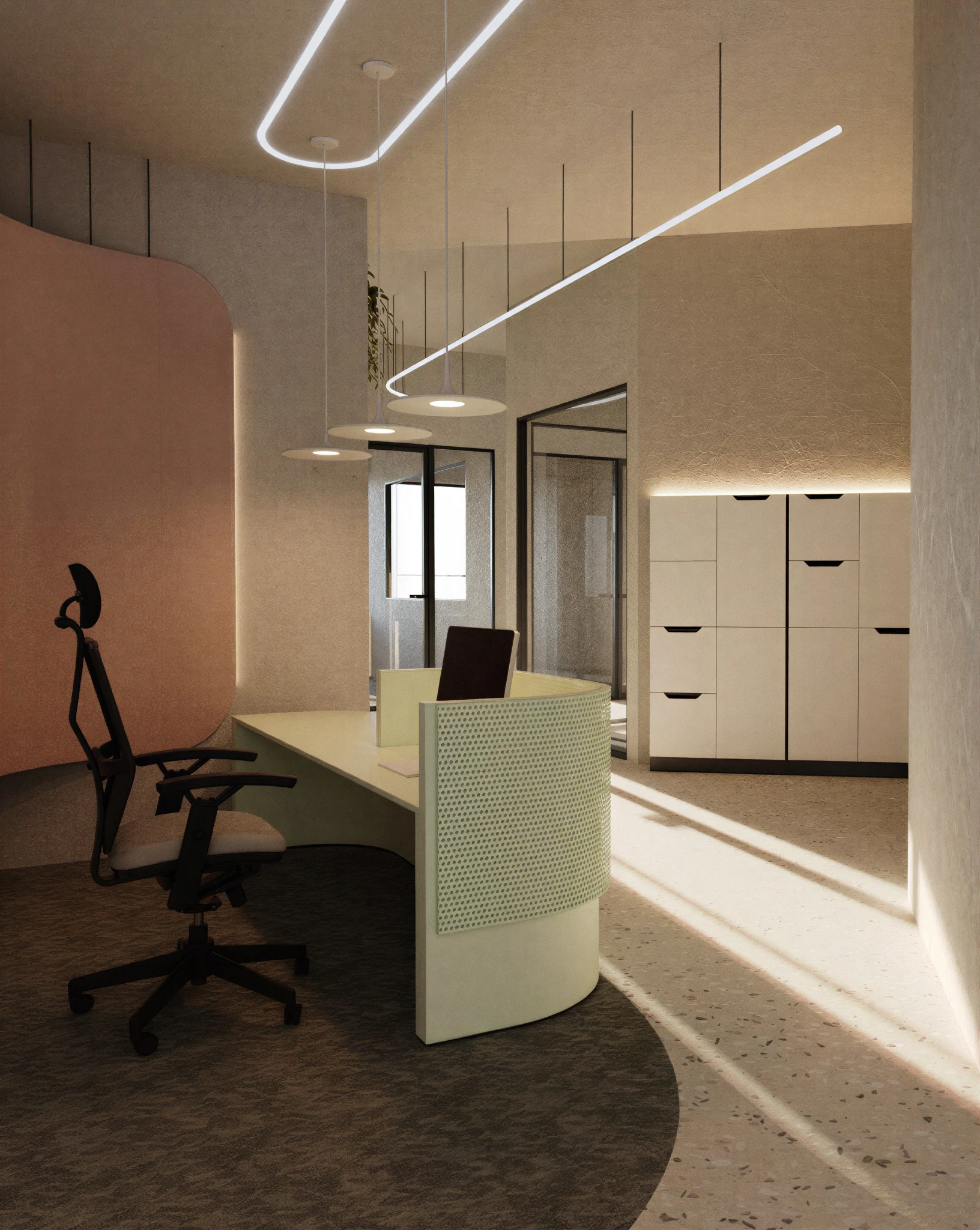 Nest Co-Work Space — closing view