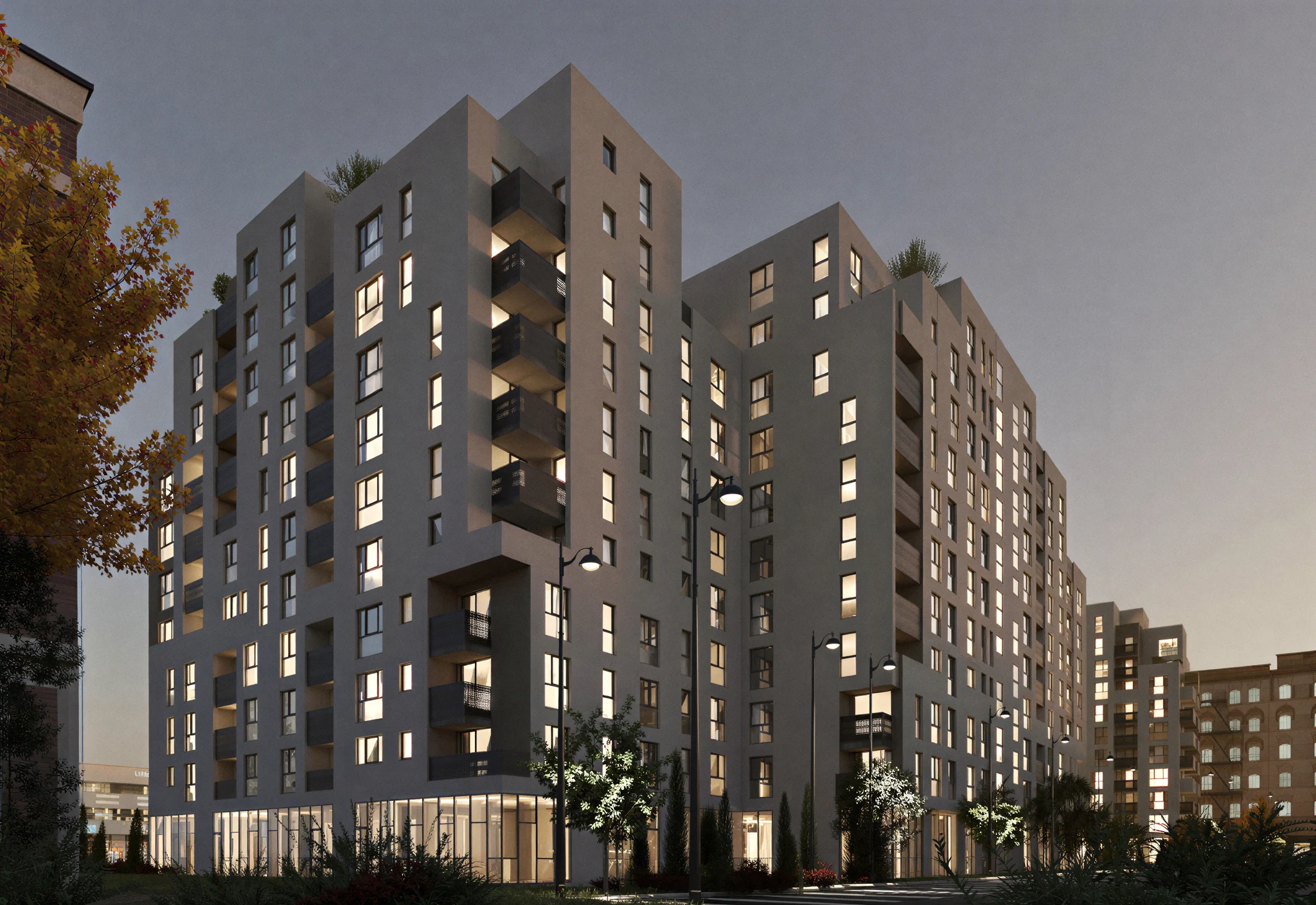 Sanerd Residence — closing view